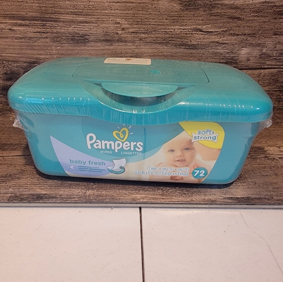 Pampers Baby Fresh Wipes 72 Count Sealed - Picture 1 of 5